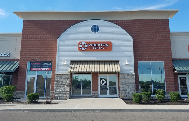 Front view of Grove City Location of Wheaton Dental
